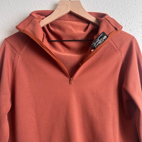 Givenchy Sport Caramel Brown Mock Neck Pull Over Sweater Size Small - Picture 8 of 10